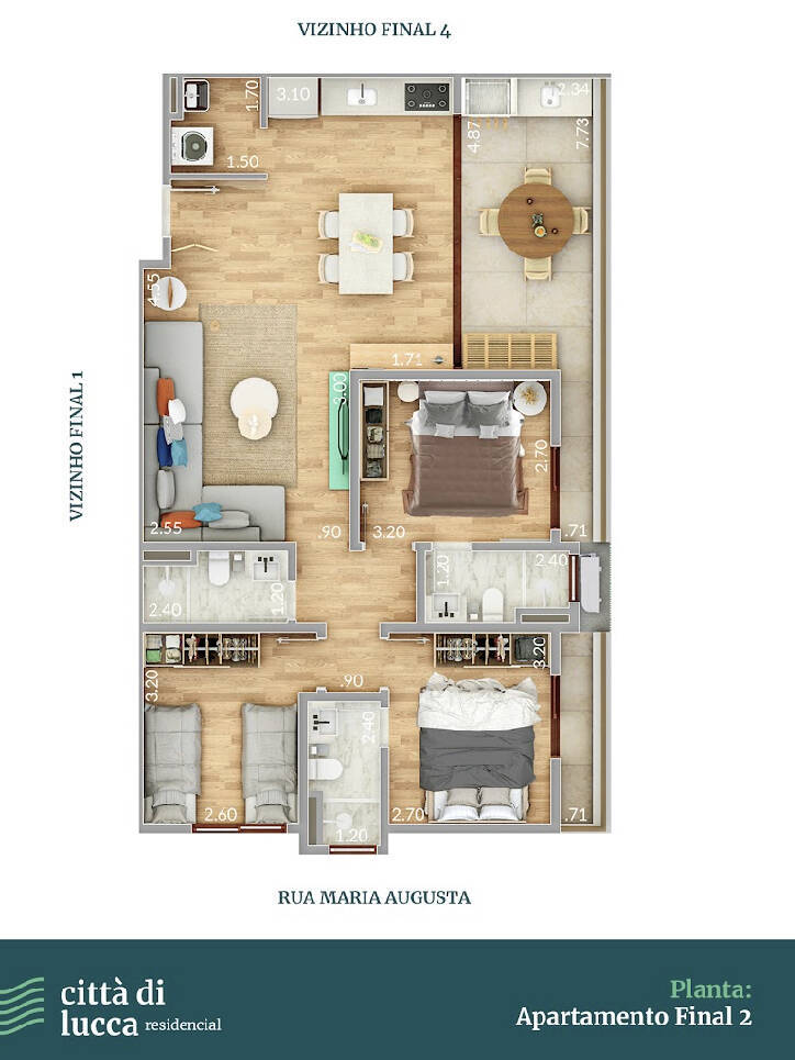 Apartamento à venda com 2 quartos, 65m² - Foto 8