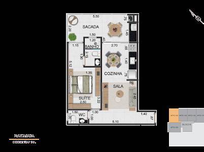 Apartamento à venda com 1 quarto, 50m² - Foto 12