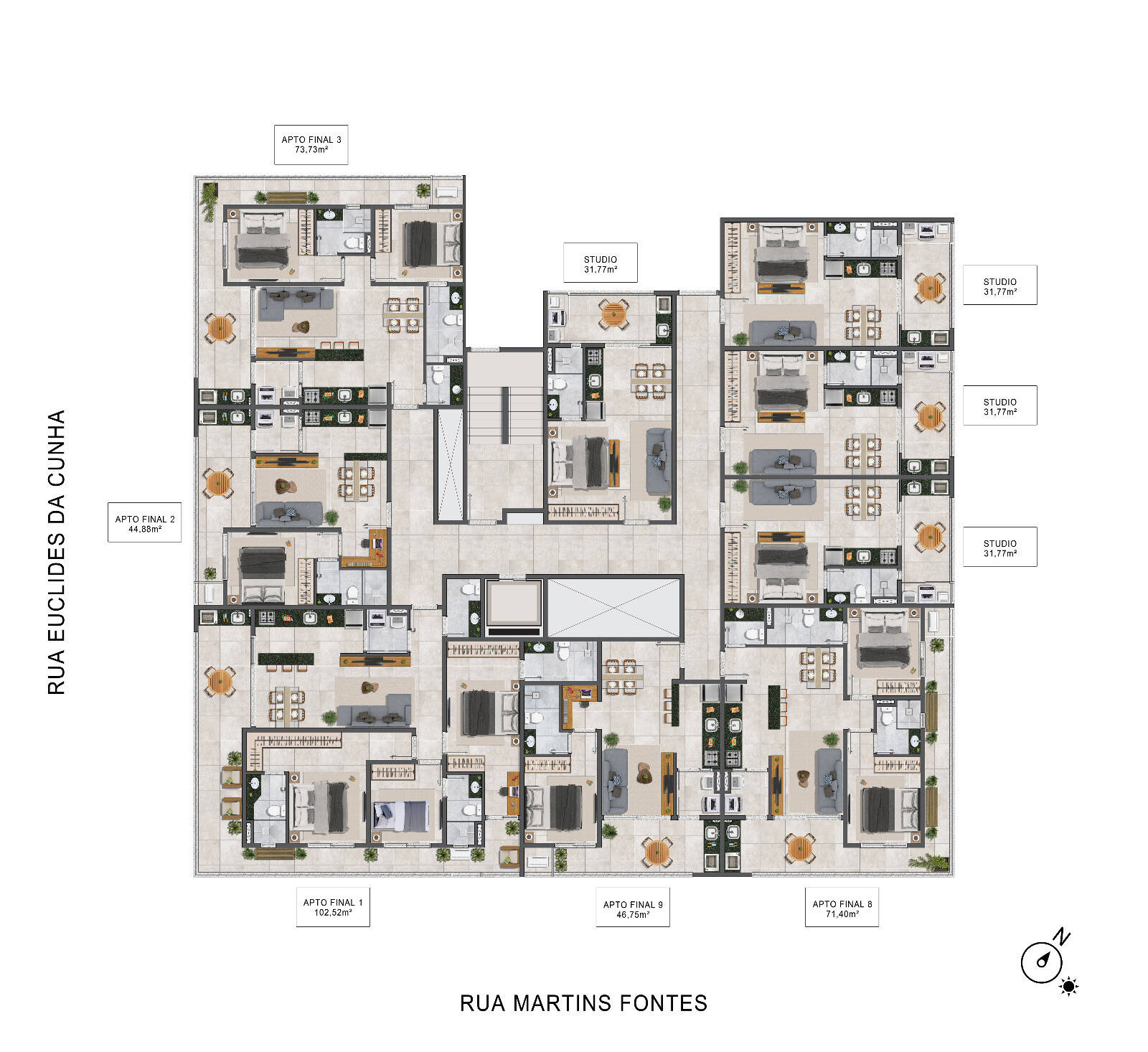 Apartamento à venda com 1 quarto, 31m² - Foto 5