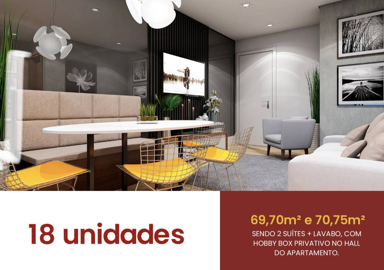 Apartamento à venda com 2 quartos, 70m² - Foto 2